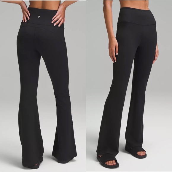 Lululemon Groove Super-High-Rise Flared Pant
Nulu Black Size 4 Hemmed - Picture 1 of 11